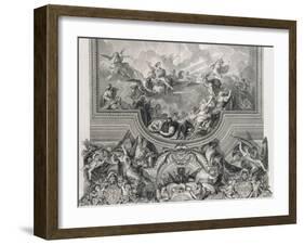 Prise de la ville et citadelle de Gand en six jours 1678-Charles Le Brun-Framed Giclee Print