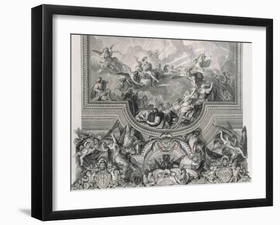 Prise de la ville et citadelle de Gand en six jours 1678-Charles Le Brun-Framed Giclee Print