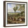 Prise de Leewe en Brabant par Louis XIV, 4 mai 1678-der Meulen Adam Frans Van-Framed Giclee Print