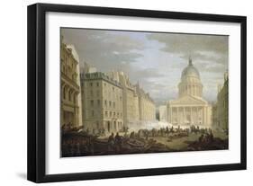 Prise du Panthéon, le 24 juin 1848-Nicolas Edward Gabe-Framed Premium Giclee Print