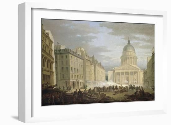 Prise du Panthéon, le 24 juin 1848-Nicolas Edward Gabe-Framed Giclee Print