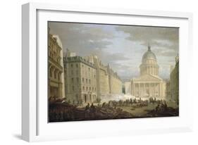 Prise du Panthéon, le 24 juin 1848-Nicolas Edward Gabe-Framed Giclee Print