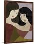 Prism Figurative - Duet-Aurora Bell-Framed Giclee Print