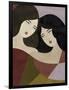 Prism Figurative - Duet-Aurora Bell-Framed Giclee Print