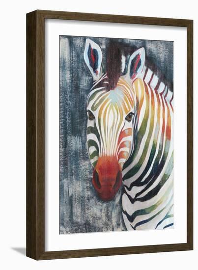 Prism Zebra II-Grace Popp-Framed Art Print