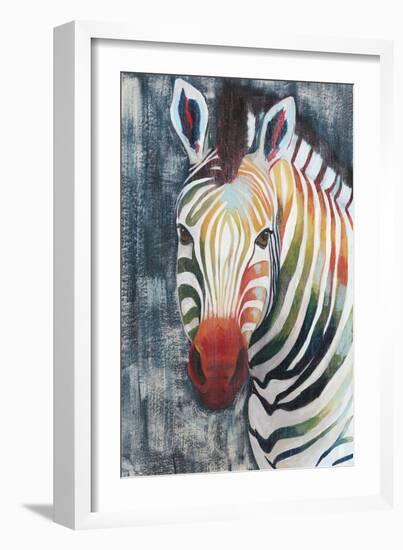 Prism Zebra II-Grace Popp-Framed Art Print