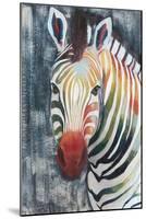 Prism Zebra II-Grace Popp-Mounted Art Print