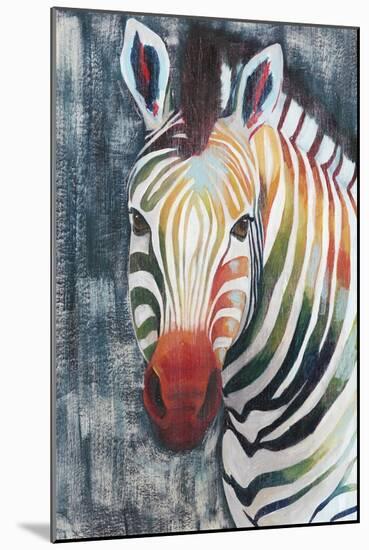 Prism Zebra II-Grace Popp-Mounted Art Print