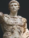 Augustus (61 Bc-14 Ad). First Roman Emperor, Marble Statue of Augustus of Prima Porta (1st Century)-Prisma Archivo-Photographic Print