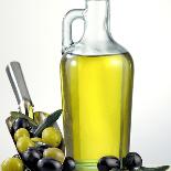 Salad Oil with Green and Black Olives-Prisma-Photographic Print
