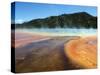 Prismatic Hot Spring in Yellowstone National Park, Wyoming-Maureen Eversgerd-Stretched Canvas