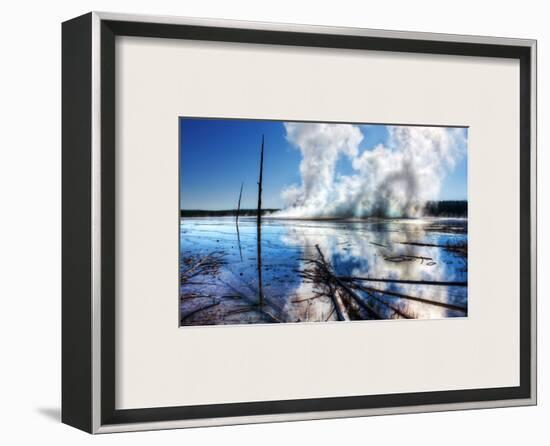 Prismatic Steam in Yellowstone-Trey Ratcliff-Framed Photographic Print