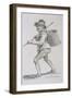 Prison Basket Man, C1680, Cries of London, (C1819)-John Thomas Smith-Framed Giclee Print