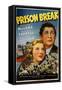 PRISON BREAK, US poster art, from left: Glenda Farrell, Barton MacLane, 1938-null-Framed Stretched Canvas