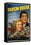 PRISON BREAK, US poster art, from left: Glenda Farrell, Barton MacLane, 1938-null-Framed Stretched Canvas