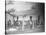 Prison Compound No. 1, Angola, Louisiana, Leadbelly in Foregound-Alan Lomax-Stretched Canvas