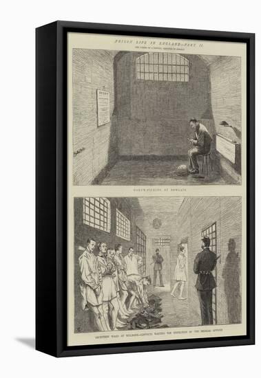 Prison Life in England, Part II-Alfred Chantrey Corbould-Framed Stretched Canvas