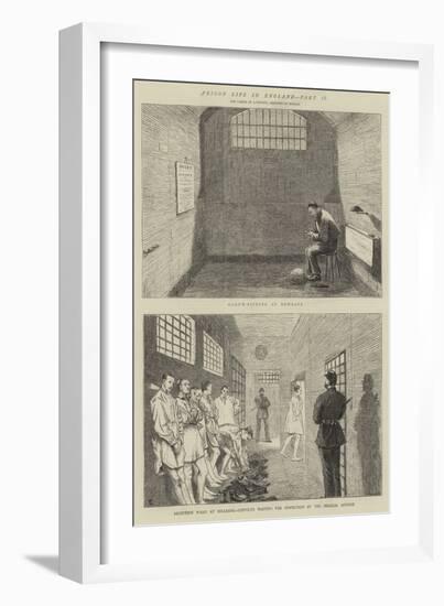 Prison Life in England, Part II-Alfred Chantrey Corbould-Framed Giclee Print