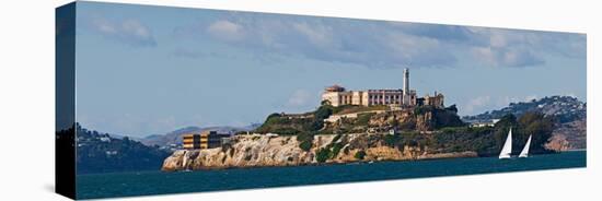 Prison on an Island, Alcatraz Island, San Francisco Bay, San Francisco, California, USA-null-Stretched Canvas