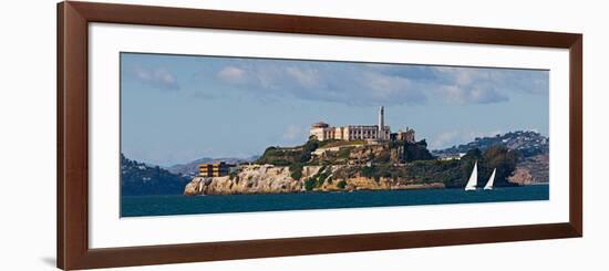 Prison on an Island, Alcatraz Island, San Francisco Bay, San Francisco, California, USA-null-Framed Photographic Print