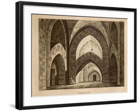 Prison, Set Design for Act 1 of 'Ricciardo and Zoraide'-null-Framed Giclee Print