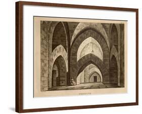 Prison, Set Design for Act 1 of 'Ricciardo and Zoraide'-null-Framed Giclee Print