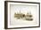 Prison Ships (Hulks or Tender) in the Thames Off the Tower of London, 1805-William Henry Pyne-Framed Giclee Print