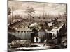 Prison Stockade at Andersonville, Georgia, American Civil War, 1861-1865-null-Mounted Giclee Print