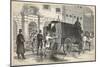 Prison Van Taking Up Prisoners at the House of Detention-English School-Mounted Giclee Print