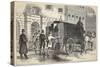 Prison Van Taking Up Prisoners at the House of Detention-English School-Stretched Canvas