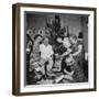 Prisoner of War Home from a Korean Prison Camp Celebrating Christmas in August with His Family-Robert W^ Kelley-Framed Photographic Print