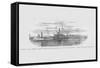 Prisoner Transfer from Steamer "Pilot" to the "Cossack"-Frank Leslie-Framed Stretched Canvas