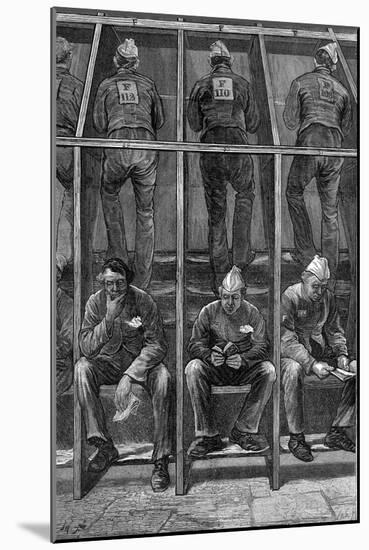 Prisoners at Clerkenwell House of Correction, London, 1874-null-Mounted Giclee Print