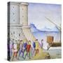 Prisoners Boarding a Ship with a Glimpse of Castelnuovo in Naples in the Background-null-Stretched Canvas