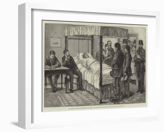 Prisoners Charged with Shooting Mr Hearn at Ballinrobe, Mayo, Brought before Him for Identification-Aloysius O'Kelly-Framed Giclee Print