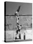 Prisoners Doing Gymnastics at San Quentin Prison-Charles E^ Steinheimer-Stretched Canvas