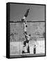 Prisoners Doing Gymnastics at San Quentin Prison-Charles E^ Steinheimer-Framed Stretched Canvas