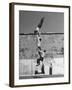 Prisoners Doing Gymnastics at San Quentin Prison-Charles E^ Steinheimer-Framed Photographic Print