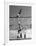 Prisoners Doing Gymnastics at San Quentin Prison-Charles E^ Steinheimer-Framed Photographic Print