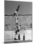 Prisoners Doing Gymnastics at San Quentin Prison-Charles E^ Steinheimer-Mounted Photographic Print