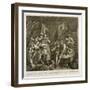 Prisoners in Newgate Prison-William Hogarth-Framed Art Print