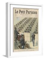 Prisoners in the Prison De Fresnesparis are Lectured on the Dangers of Alcoholism-Crespin-Framed Art Print