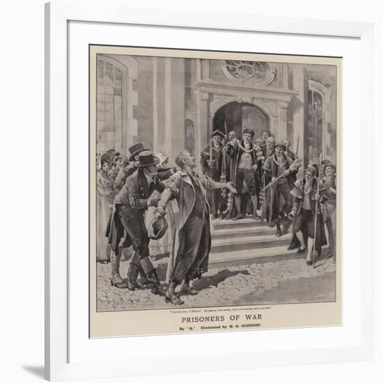 Prisoners of War-Henry Gillard Glindoni-Framed Giclee Print