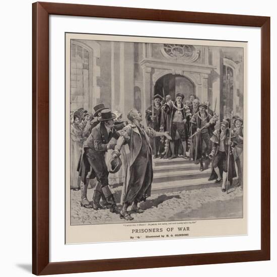 Prisoners of War-Henry Gillard Glindoni-Framed Giclee Print