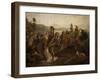 Prisoners, Scene from Conquest of Gaul by Julius Caesar, Conquest of Gaul, France BC-null-Framed Giclee Print