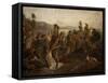 Prisoners, Scene from Conquest of Gaul by Julius Caesar, Conquest of Gaul, France BC-null-Framed Stretched Canvas