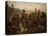 Prisoners, Scene from Conquest of Gaul by Julius Caesar, Conquest of Gaul, France BC-null-Stretched Canvas