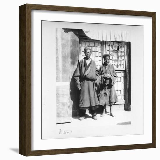 Prisoners, Tibet, 1903-04-John Claude White-Framed Giclee Print