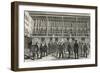 Prisoners Working at the Tread-Wheel and Others Exercising in the Third Yard of the Prison-null-Framed Giclee Print