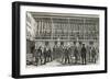 Prisoners Working at the Tread-Wheel and Others Exercising in the Third Yard of the Prison-null-Framed Giclee Print